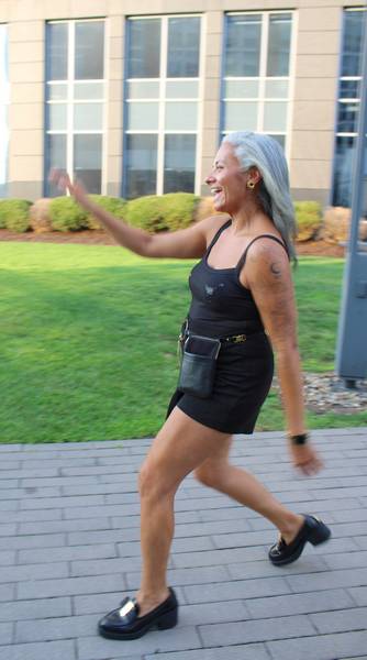 Fashion designer and Yellowcake Shop Clothing owner  Valerie Mayén.